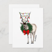 Addax - vakantiekaart feestdagenkaart (Voorkant / Achterkant)