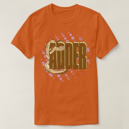 Adder adder slang t-shirt (Design voorkant)