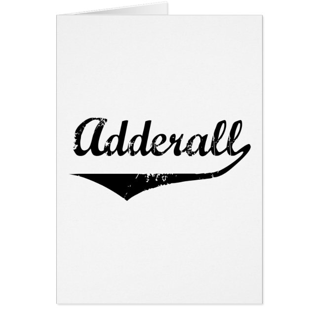 Adderall (Voorkant)