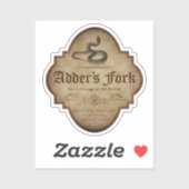 Adder's Fork Apothecary DC Sticker (Vel)