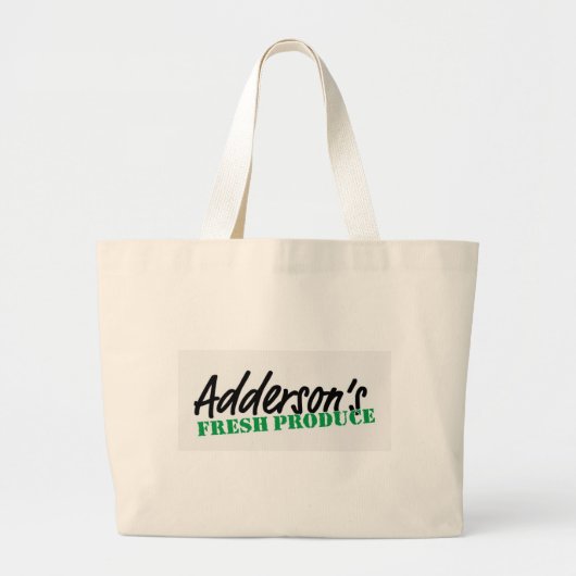 Adderson's Fresh Produce Grote Tote Bag (Voorkant)