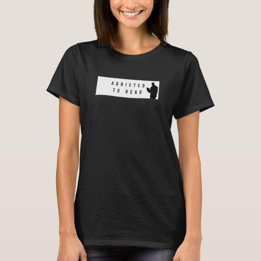 Addicated to Read Book Discussion Club T-shirt (Voorkant)