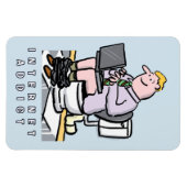 Addicatie voor computer, internet en sociale media magneet (Horizontaal)