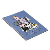 Addicatie voor computer, internet en sociale media notitieboek (Rechterzijde)