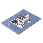 Addicatie voor computer, internet en sociale media notitieboek (Linkerzijde)