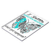 Addication Recovery Awareness Month Ribbon Gifts Notitieboek (Linkerzijde)