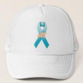 Addication Recovery Awareness Ribbon Design Trucker Pet (Voorkant)