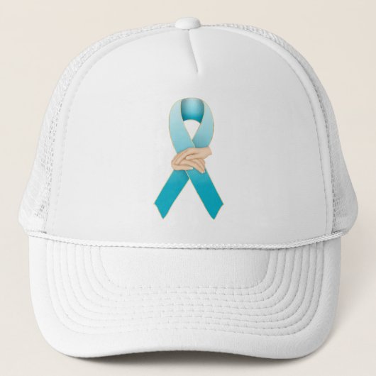 Addication Recovery Awareness Ribbon Design Trucker Pet (Voorkant)