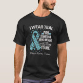 Addication Recovery Awareness Warrior Support T-shirt (Voorkant)