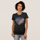 Addication Recovery Inspirerend Quote Rainbow T-shirt (Voorkant volledig)