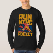 Addict uitvoeren t-shirt (Voorkant)