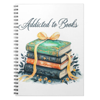 Addicted to books - schrift notitieboek