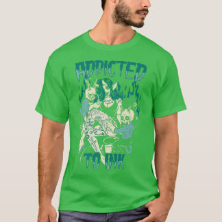 Addicted To Ink Spooky Tattoos Premium T-shirt