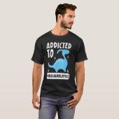 Addicted To Parasaurolophus Paleontologist Dinosau T-shirt (Voorkant volledig)