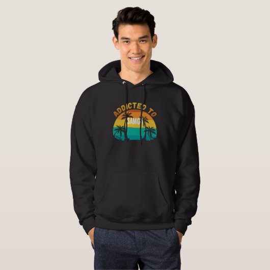 Addicted to Samoa From Samoa Hoodie (Voorkant volledig)