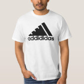 Addididas (wit) t-shirt (Voorkant)
