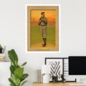 Addie Joss Cleveland Baseball 1911 Poster (Thuiskantoor)