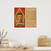 Addie Joss Cleveland Baseball 1911 Poster (Keuken)