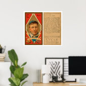 Addie Joss Cleveland Baseball 1911 Poster (Thuiskantoor)