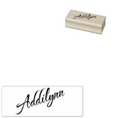 Addilynn voornaam cursief script rubberstempel (Gestempeld)