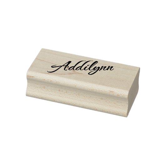 Addilynn voornaam cursief script rubberstempel (Stempel)