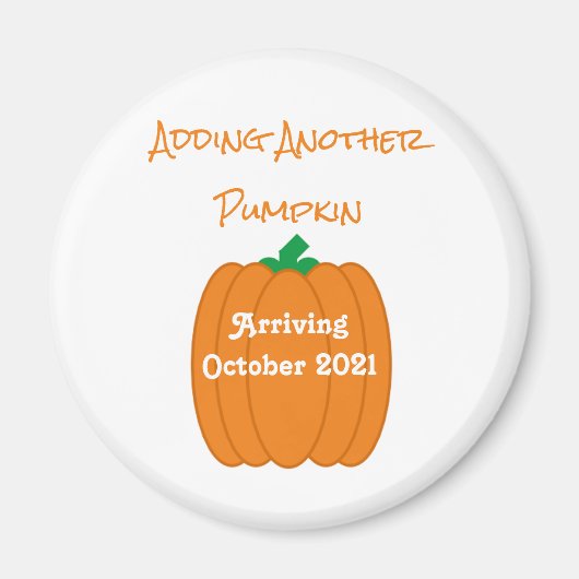 Adding Another Pumpkin Magneet (Voorkant)