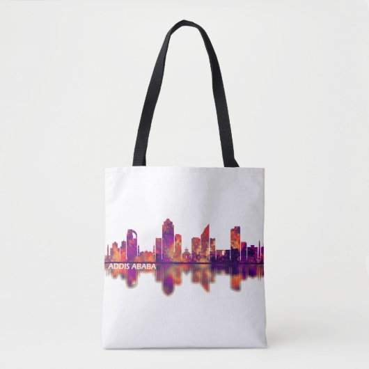 Addis Ababa Ethiopia skyline Tote Bag (Voorkant)