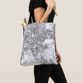 Addis Ababa Ethiopië Kaart Tote Bag (Dichtbij)