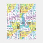 Addis Ababa Sefer Fleece Deken (Voorkant)