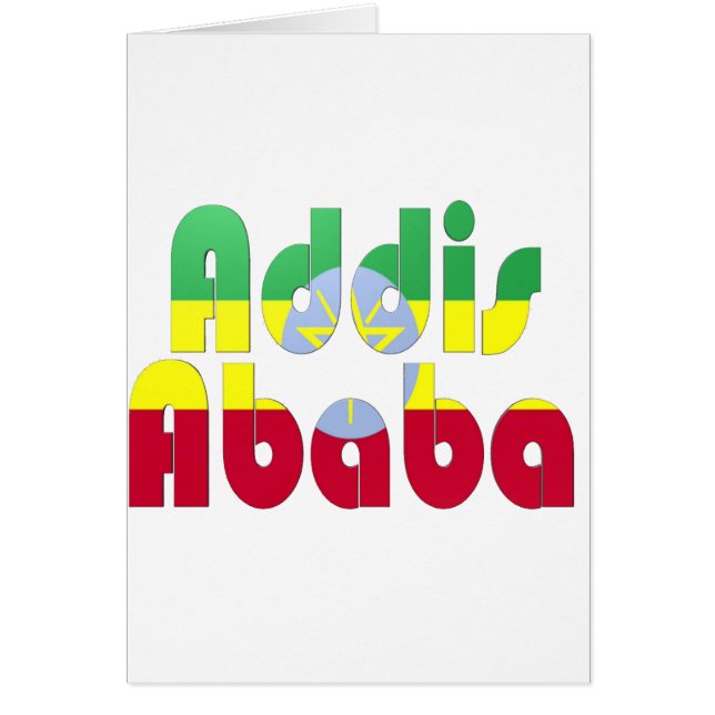 Addis Abeba, Ethiopië (Voorkant)