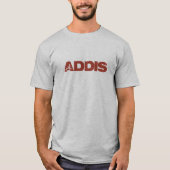 Addis Abeba Ethiopië አዲስ አበባ ቲሸ ር ት T-shirt (Voorkant)