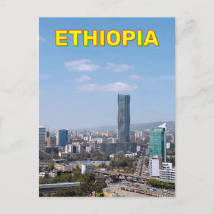 Addis Abeba, Ethiopië Briefkaart