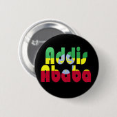 Addis Abeba, Ethiopië Ronde Button 5,7 Cm (Voorkant /achterkant)