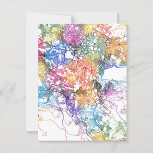 Addis Abeba Ethiopië Stadsplattegrond Briefkaart