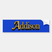 Addison bumpersticker (Voorkant)