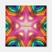 ADDISON ~ Glanzend Abstract patroon ~ Magneet (Voorkant)