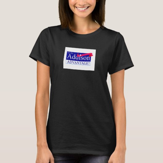 Addison Illinois Flag T-shirt (Voorkant)