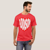 Addison in mijn Hart vintage T-shirt (Voorkant volledig)