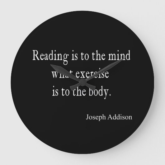  Addison Lezing Mind Inspirerend Citaat Grote Klok (Voorkant)