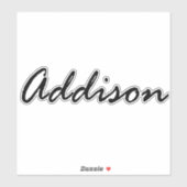 Addison-naam, voor Addison Sticker (Vel)