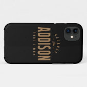 Addison Name Personalized Birthday Name Addison Case-Mate iPhone Case (Achterkant (horizontaal))