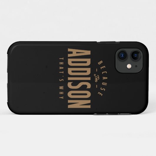 Addison Name Personalized Birthday Name Addison Case-Mate iPhone Case (Achterkant (horizontaal))