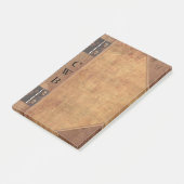 Addison Old Book Cool Monogram Post-it® Notes (Schuin)