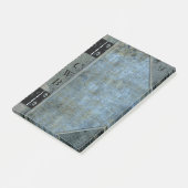 Addison Scout Old Book Cool Monogram Post-it® Notes (Schuin)