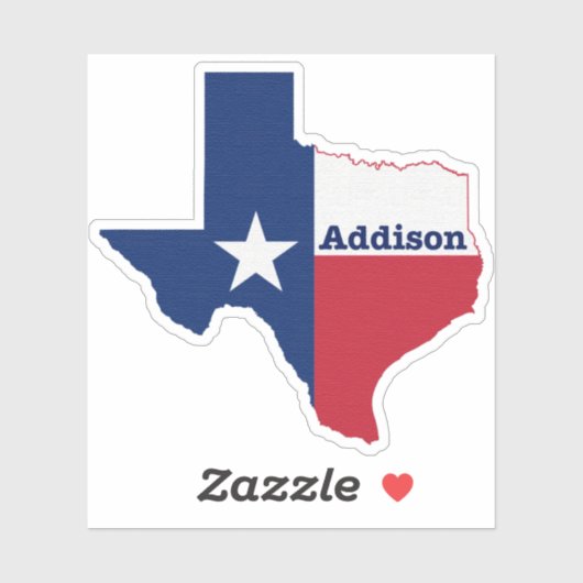 Addison Texas Sticker (Vel)