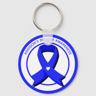 Addison's Disease Awareness Heart Sleutelhanger
