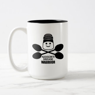 Addison's Disease Warrior Mug Tweekleurige Koffiemok