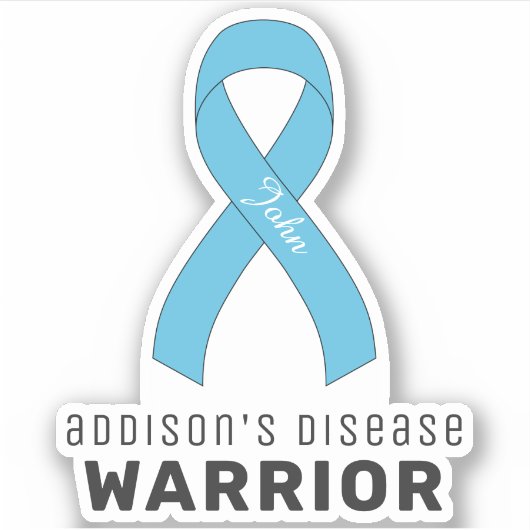Addison's Disease Warrior Vinyl Sticker (Voorkant)
