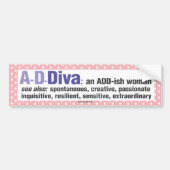ADDiva bumpersticker - perzik (Voorkant)