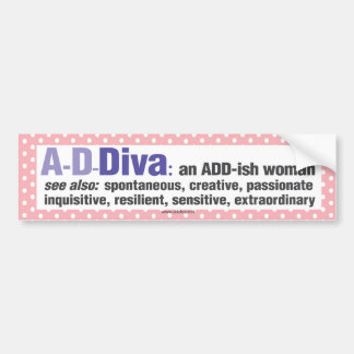 ADDiva bumpersticker - perzik